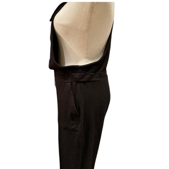 Monrow Mommy Maternity Tie Front Overalls
Jumpsuit with Patch Pocket Small Black - Picture 10 of 14